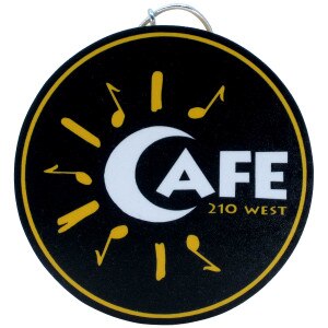 round ornament Cafe 210 West